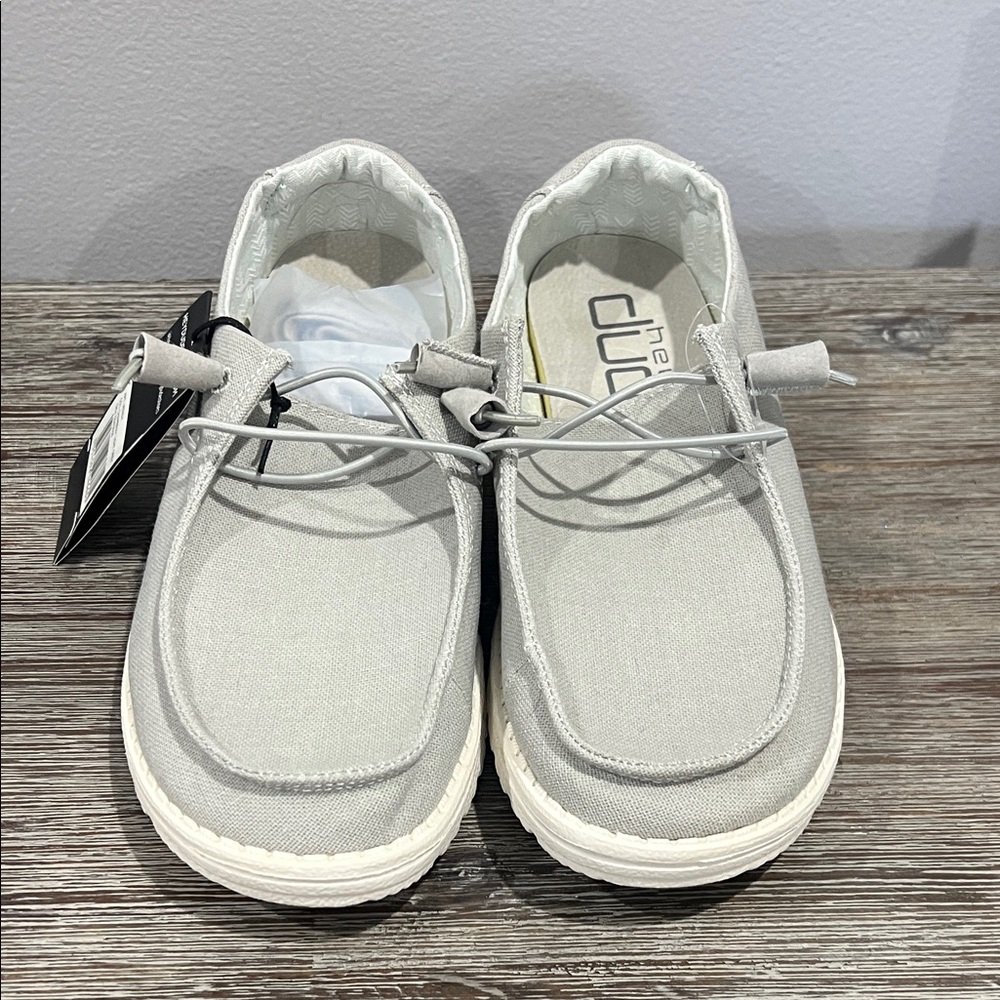 Hey Dude Soft Gray Loafers